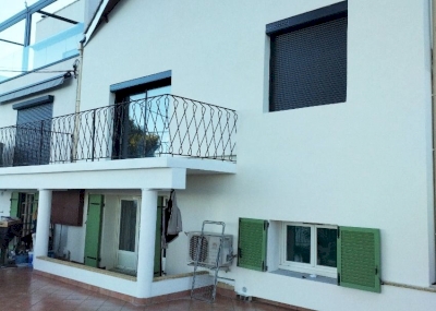 Réfection d'enduit de façade suite à l'isolation des murs extérieurs