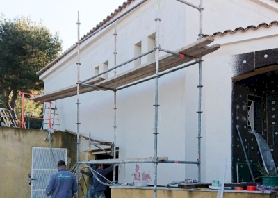 Réfection de l'enduit de façade